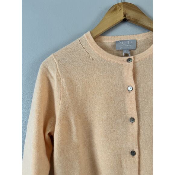 NWT Pure Collection 100% Cashmere Button Front Cardigan Sweater Womens Size 6 - Picture 3 of 6